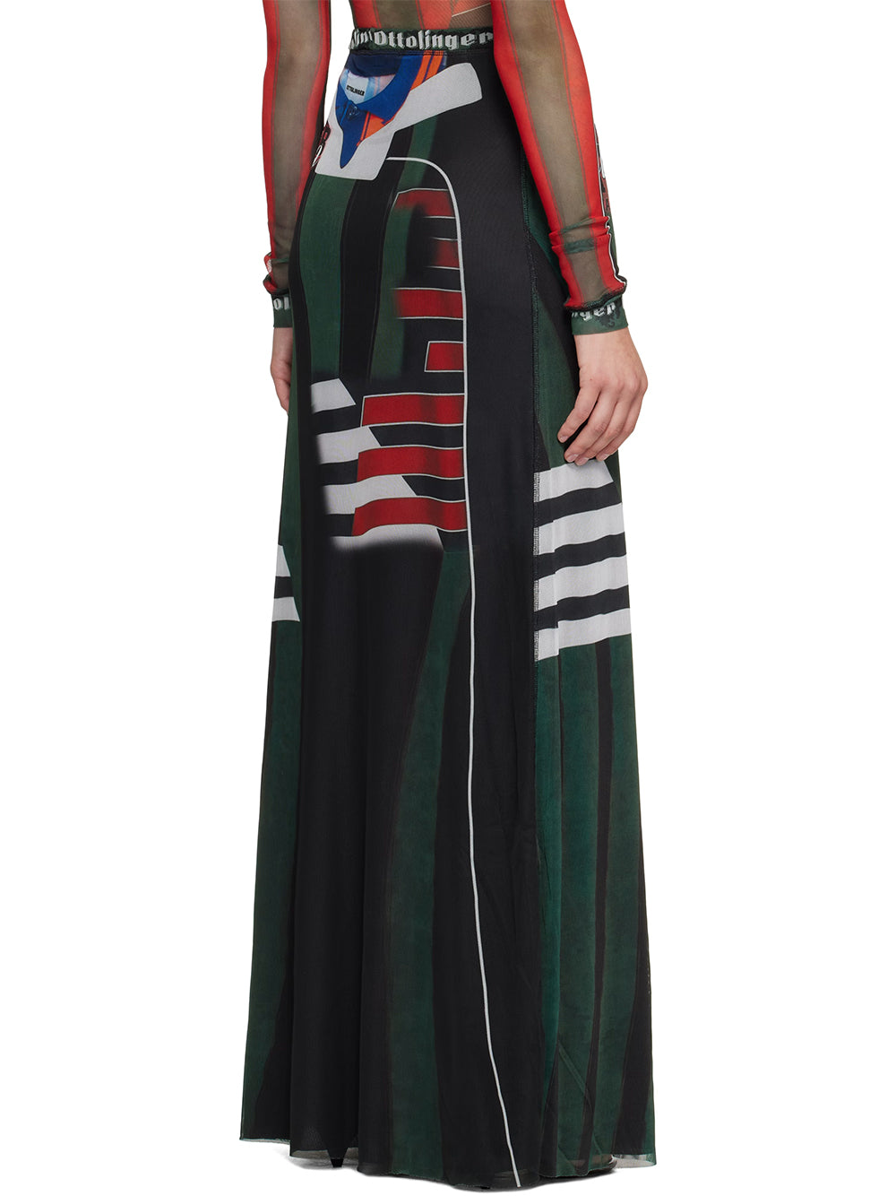 OTTOLINGER-MESH MAXI SKIRT-101.303901.01 SPORTY POLO