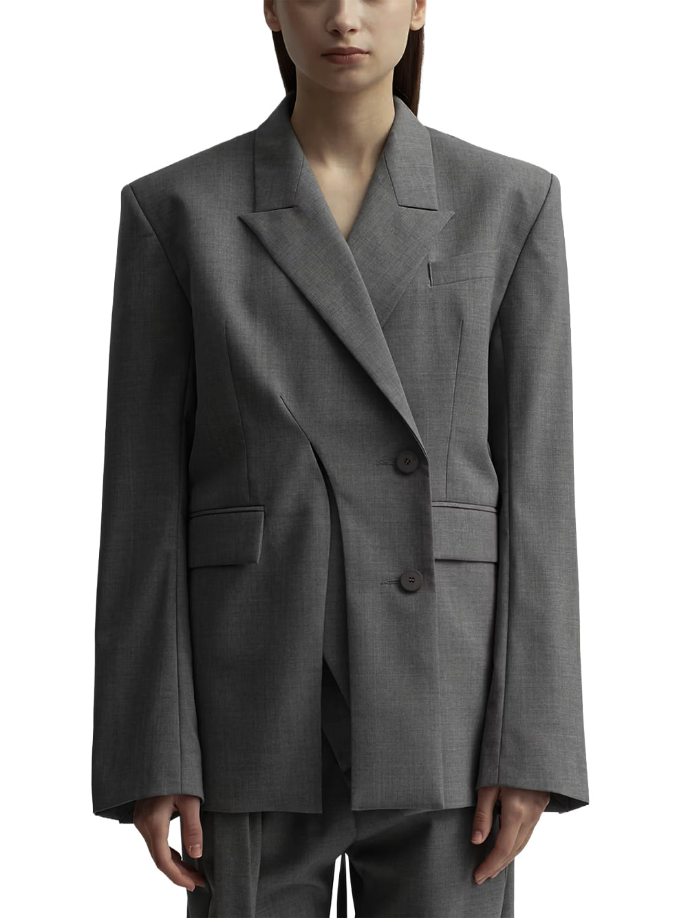 OTTOLINGER-SIGNATURE SPLIT BLAZER-123.601023.04 ANTHRACITE