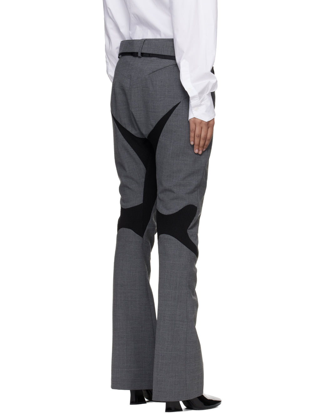 OTTOLINGER-SLIM MULTILINE SUIT PANTS-12320372302 GREY