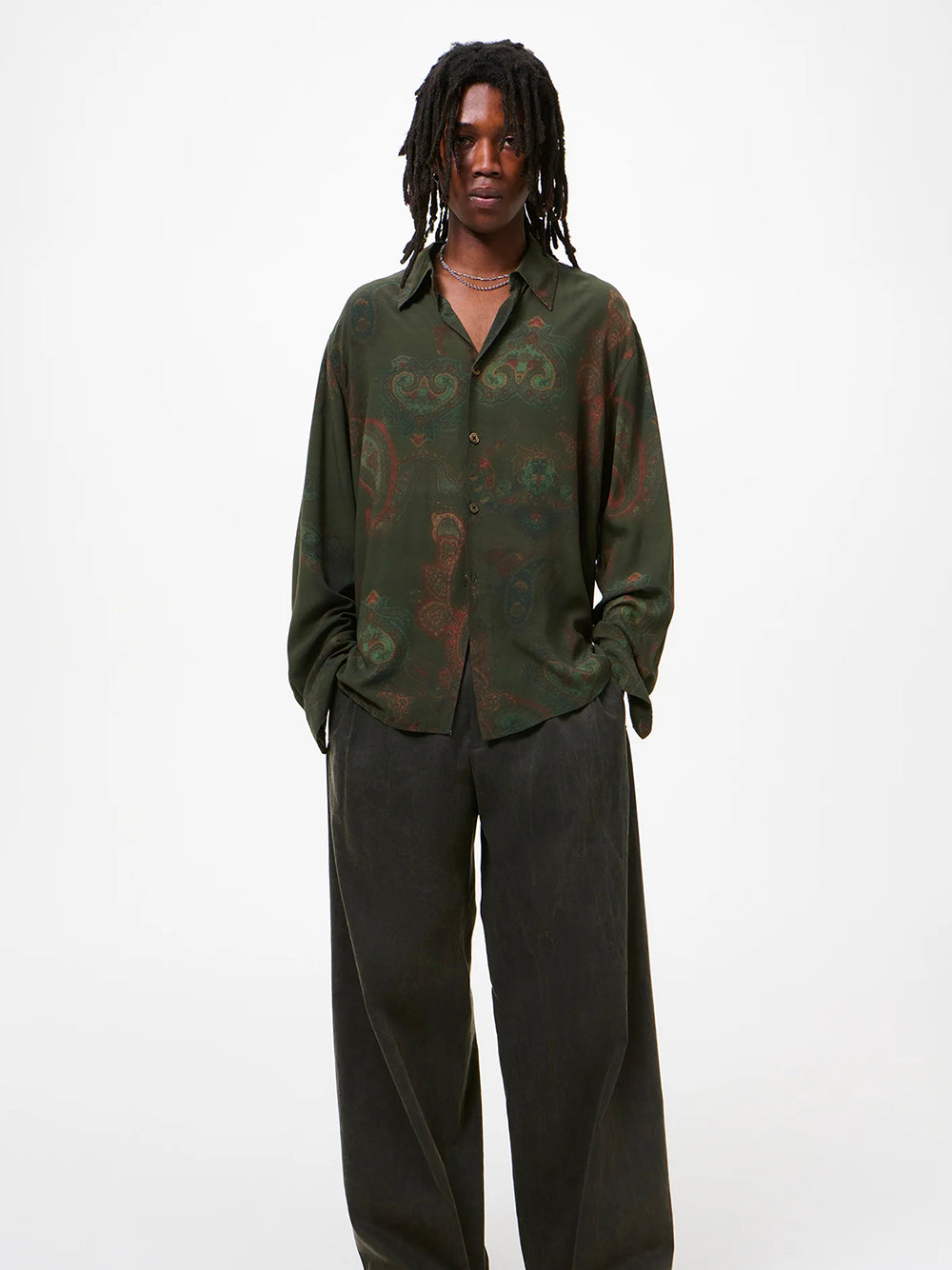 OUR LEGACY-BEYOND SHIRT-M2262BFP FORGOTTEN PAISLEY PRINT