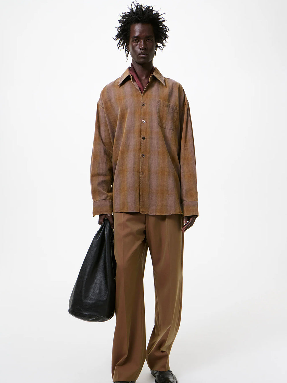 OUR LEGACY-BORROWED SHIRT-M2262BCF DAKOTA FLANNEL CHECK