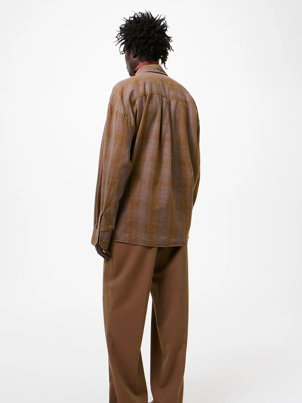 OUR LEGACY-BORROWED SHIRT-M2262BCF DAKOTA FLANNEL CHECK