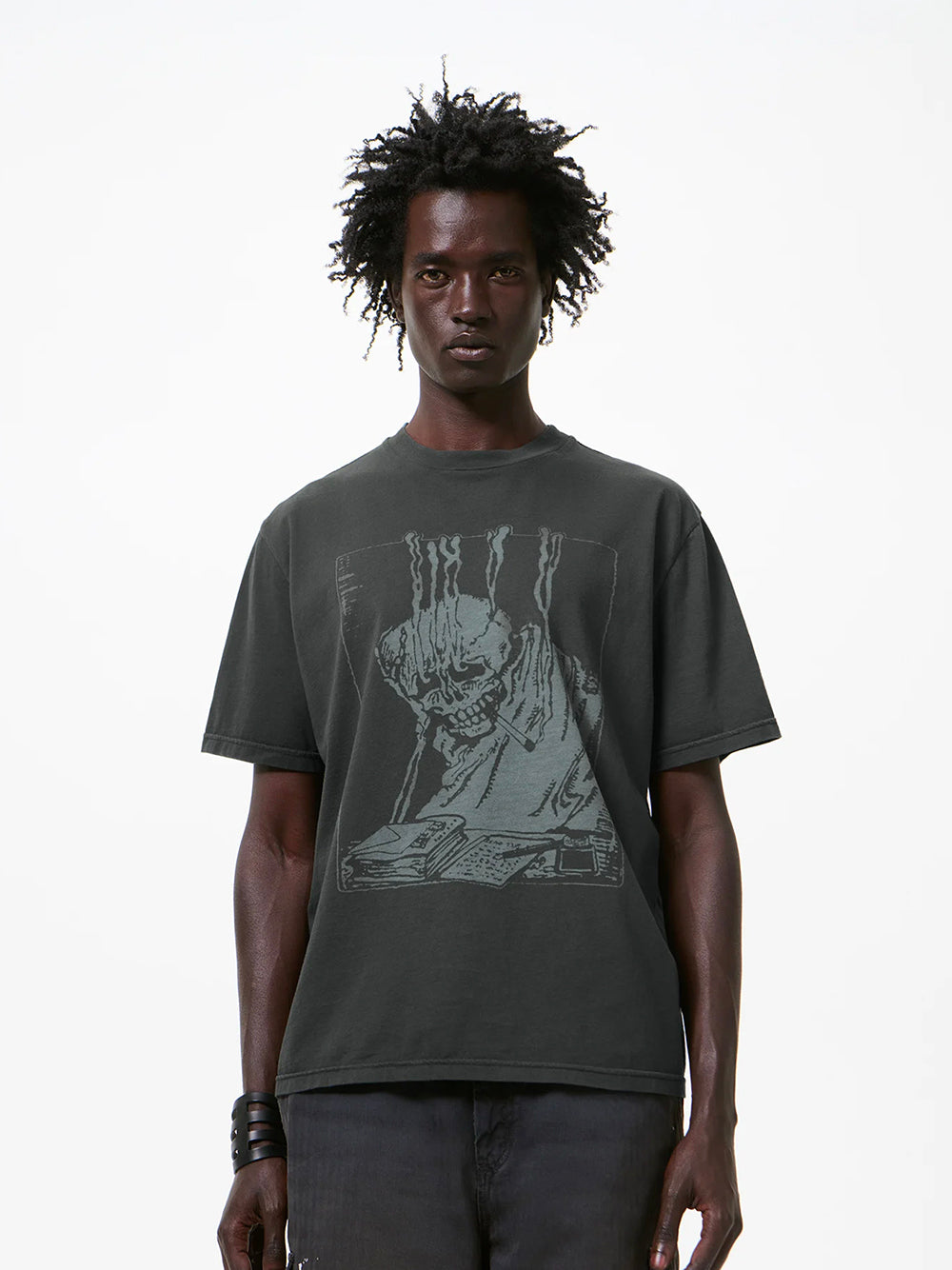 OUR LEGACY-BOX T-SHIRT-M2266BA ANGRY FAN MAIL PRINT