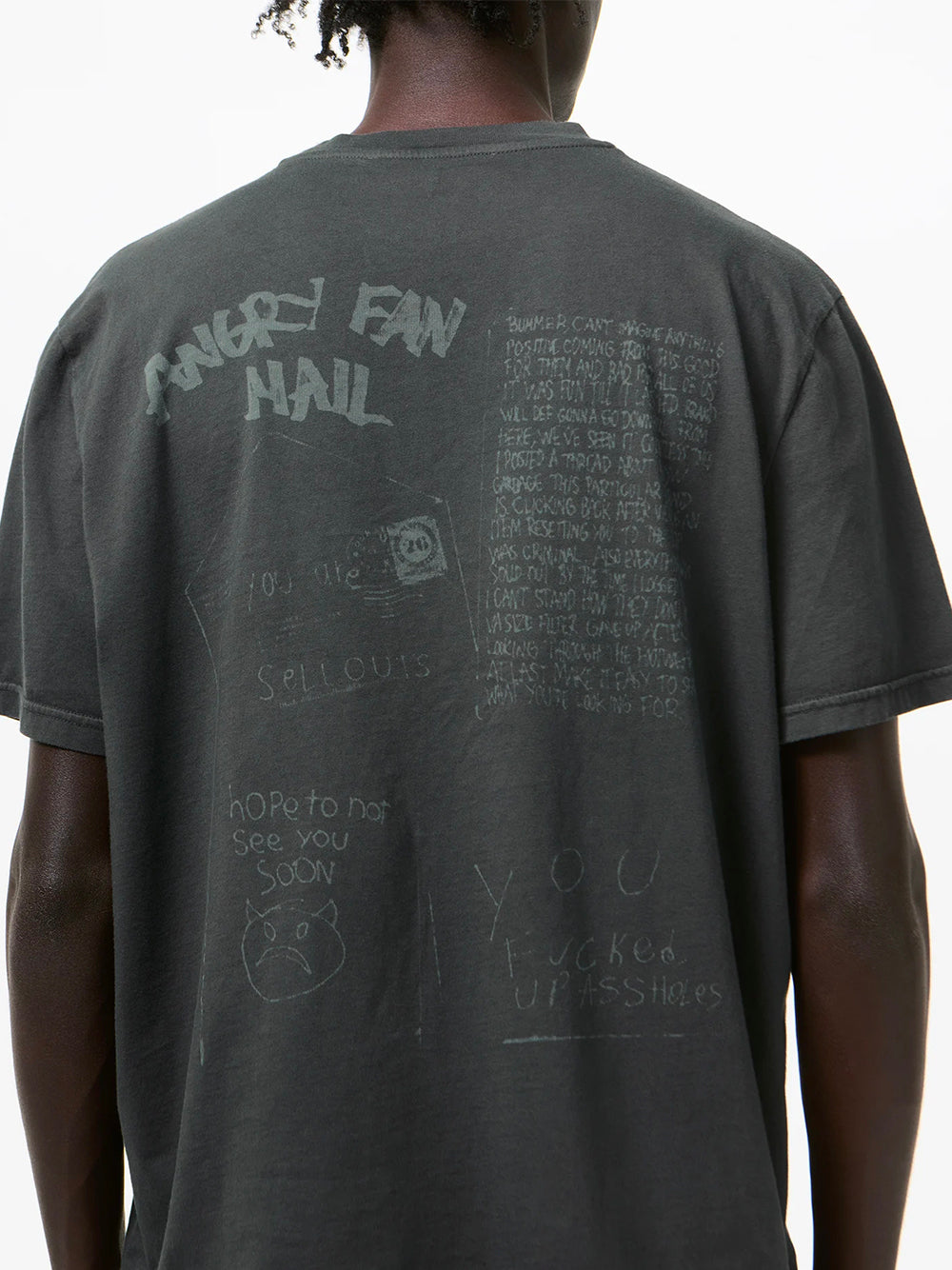 OUR LEGACY-BOX T-SHIRT-M2266BA ANGRY FAN MAIL PRINT