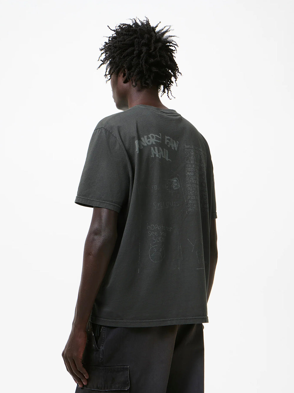 OUR LEGACY-BOX T-SHIRT-M2266BA ANGRY FAN MAIL PRINT