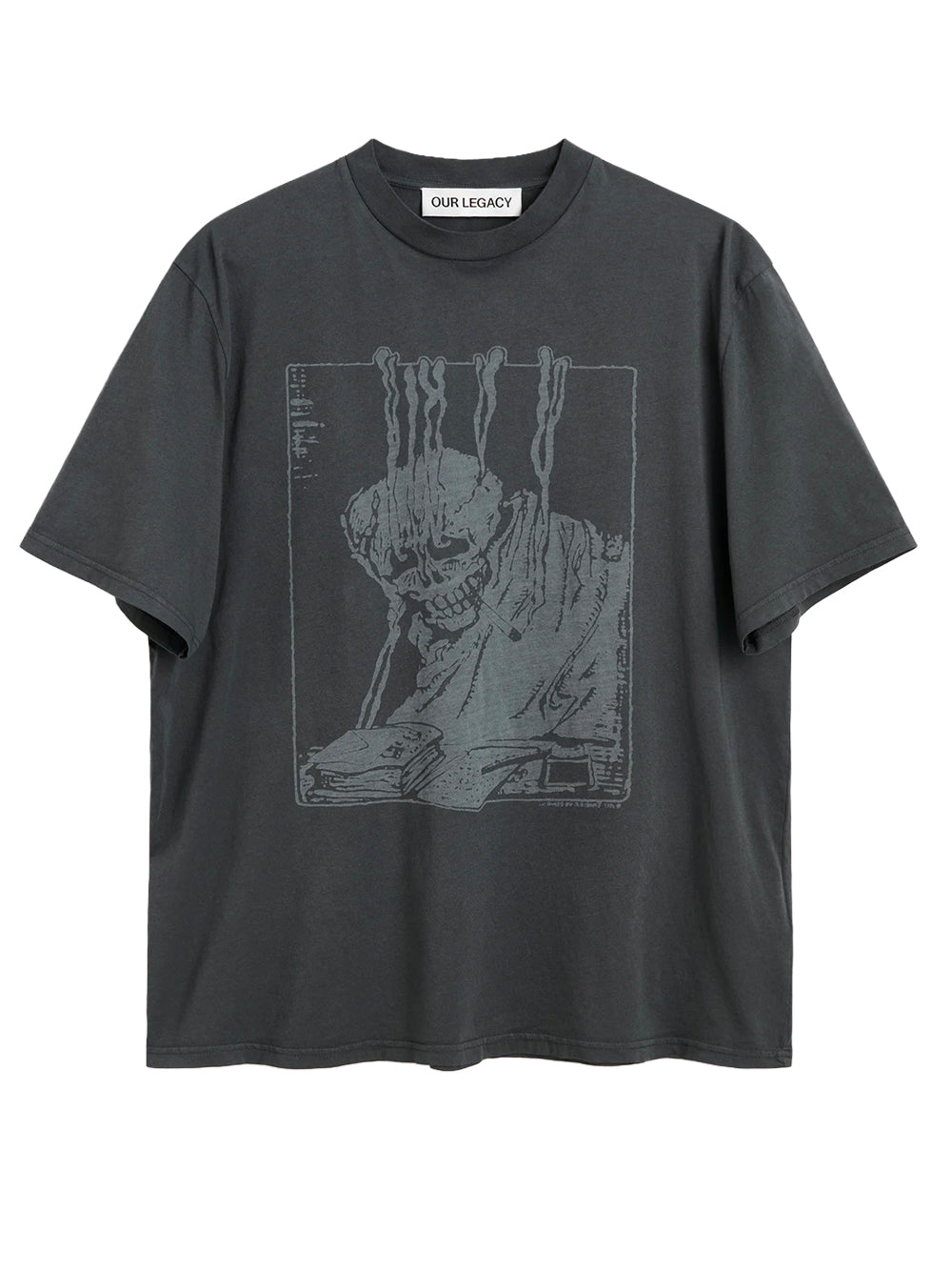 OUR LEGACY-BOX T-SHIRT-M2266BA ANGRY FAN MAIL PRINT