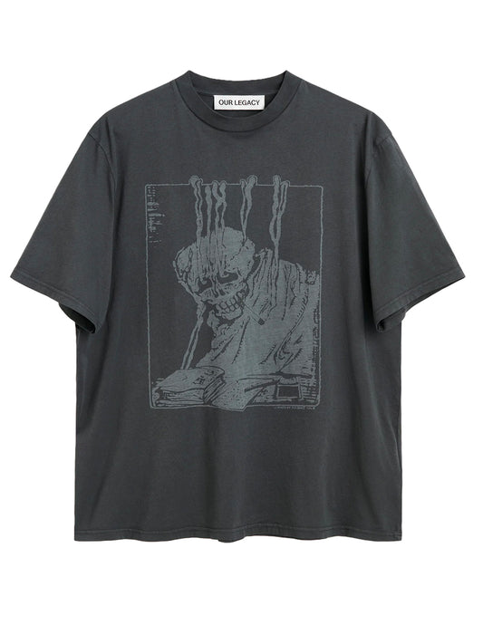 OUR LEGACY-BOX T-SHIRT-M2266BA ANGRY FAN MAIL PRINT