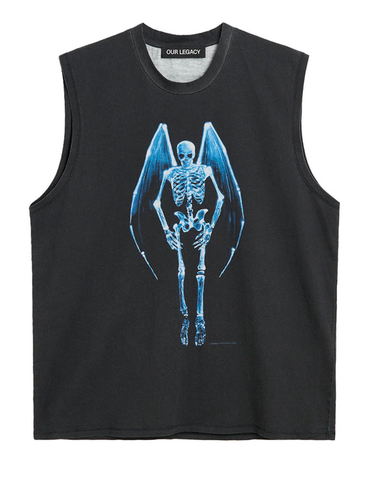 OUR LEGACY-BREATHE TANK-M2266BF FALLEN ANGEL PRINT