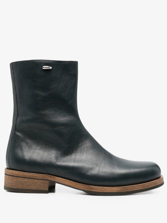 OUR LEGACY-CAMION BOOT-A4267CST STATION BLUE PLIABLE BOVINE