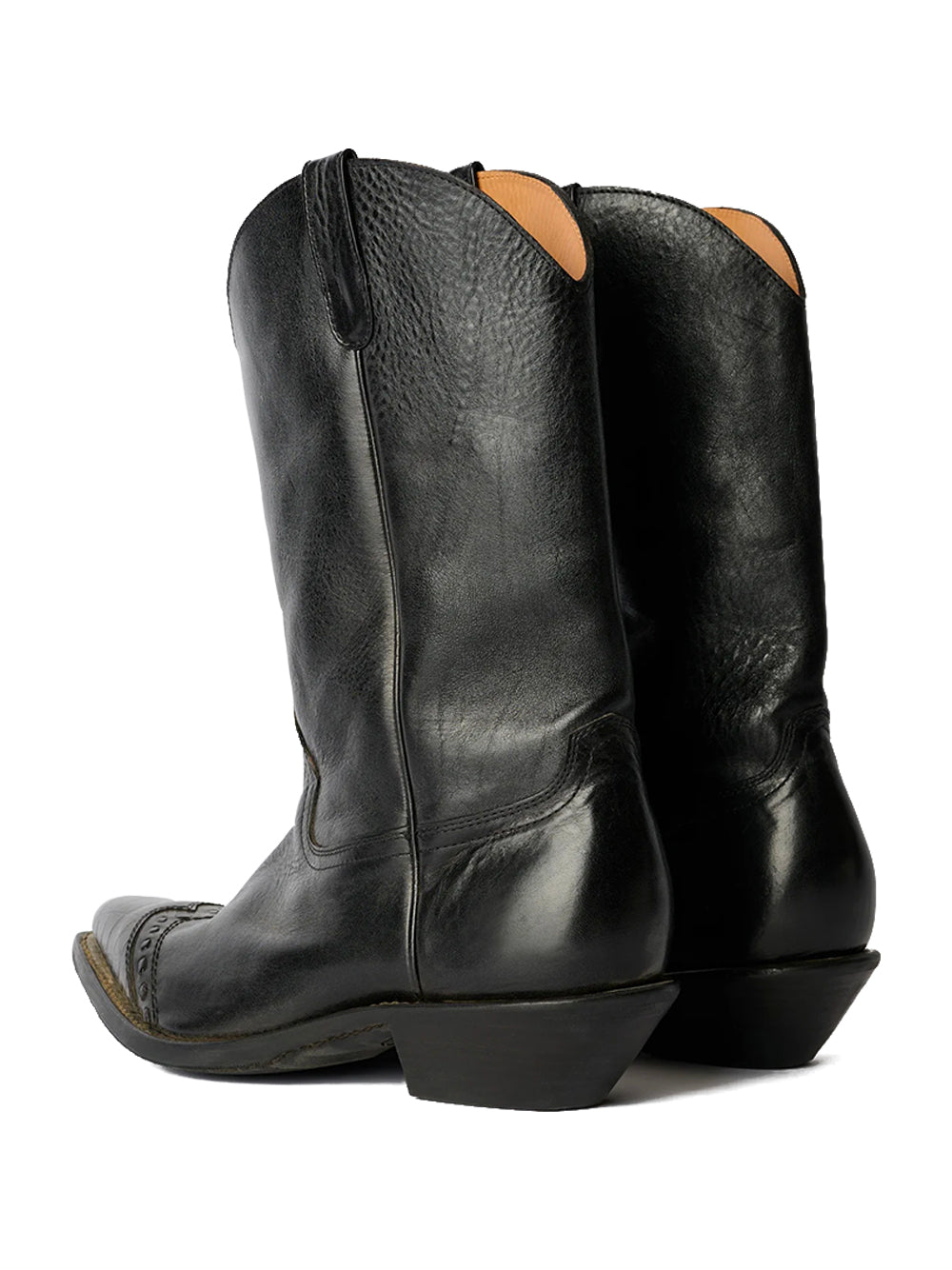OUR LEGACY-CONSULTANT BOOT-A2267CDB DEEP BLACK LEATHER