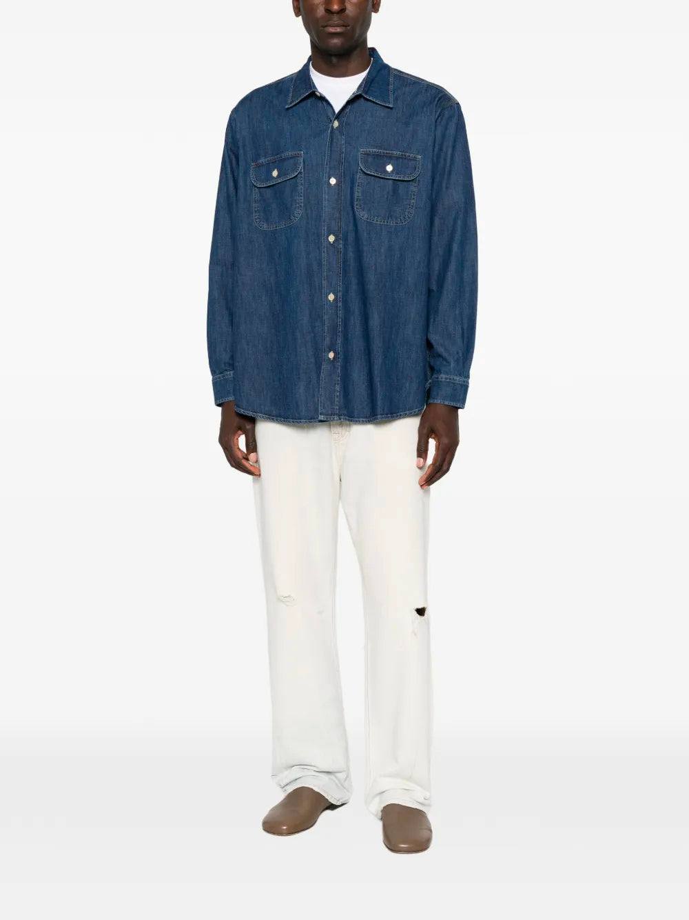 OUR LEGACY-COUNTRY SHIRT-M4262CEB TASCO WASH