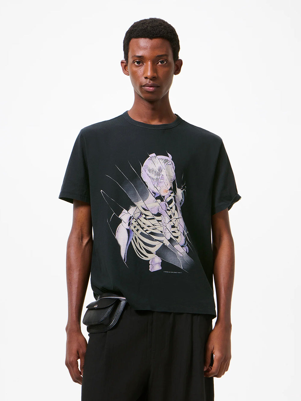 OUR LEGACY-NEW BOX T-SHIRT-M2266NC CYBERNETIC ANGEL PRINT