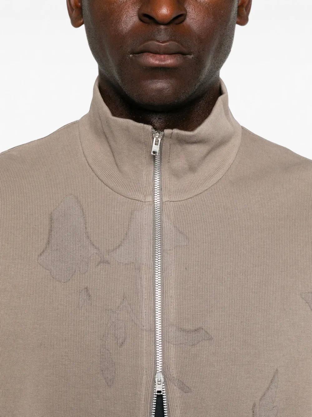 OUR LEGACY-SHRUNKEN FULLZIP-M4266SS SILT FLOWER ATHLETIC RIB