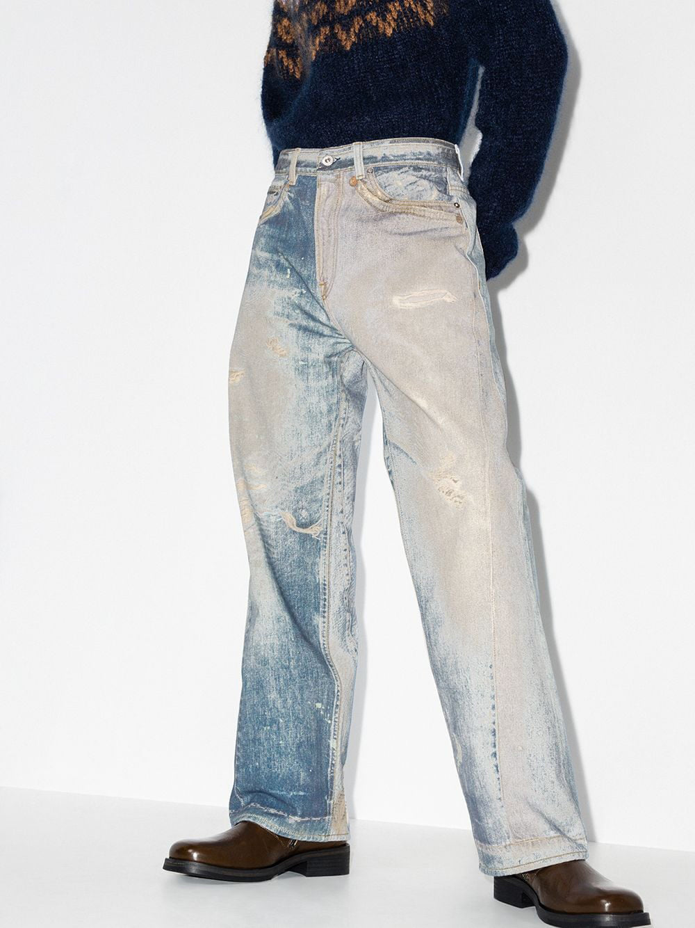 OUR LEGACY-THIRD CUT-M4205TDD DIGITAL DENIM PRINT