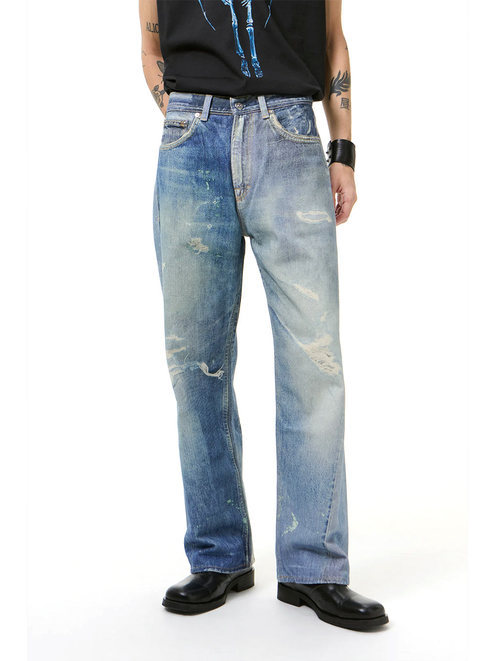 OUR LEGACY-THIRD CUT-M4205TDD DIGITAL DENIM PRINT