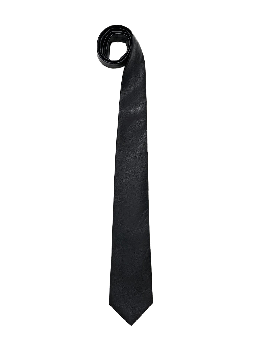 OUR LEGACY-TIE-A4248TBR BLACK REAL FAKE LEATHER
