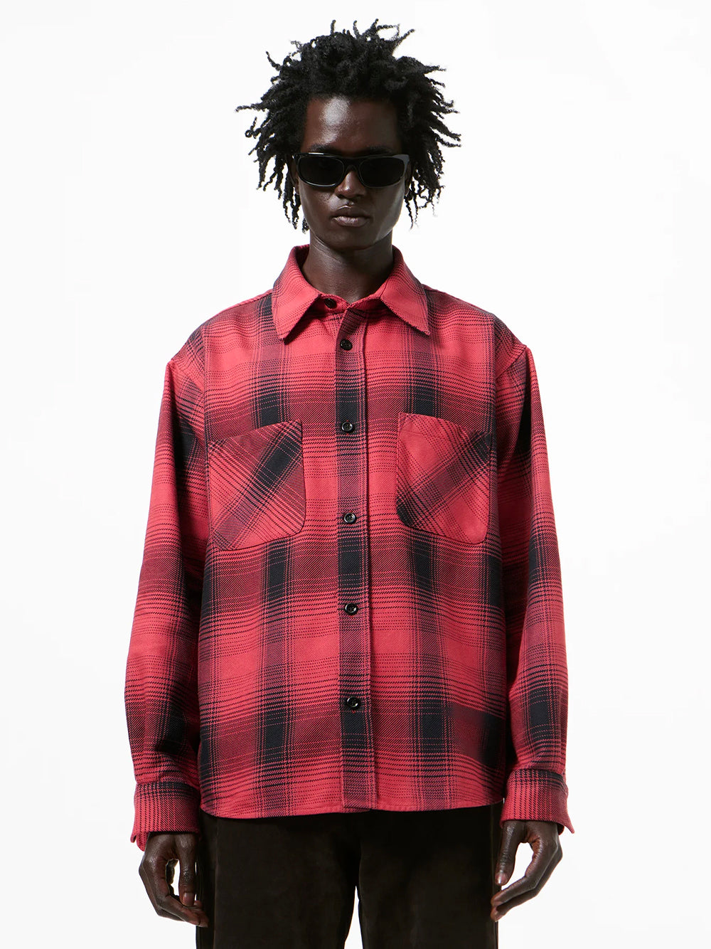 OUR LEGACY-WHOPPIN SHIRT-M4262WBC BISON CHECK RANCH COTTON