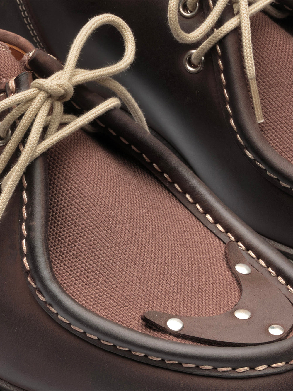 PARABOOT-MICHAEL 1950/MARCHE-238383 MARRON NUB GRINGO/TOILE EBENE