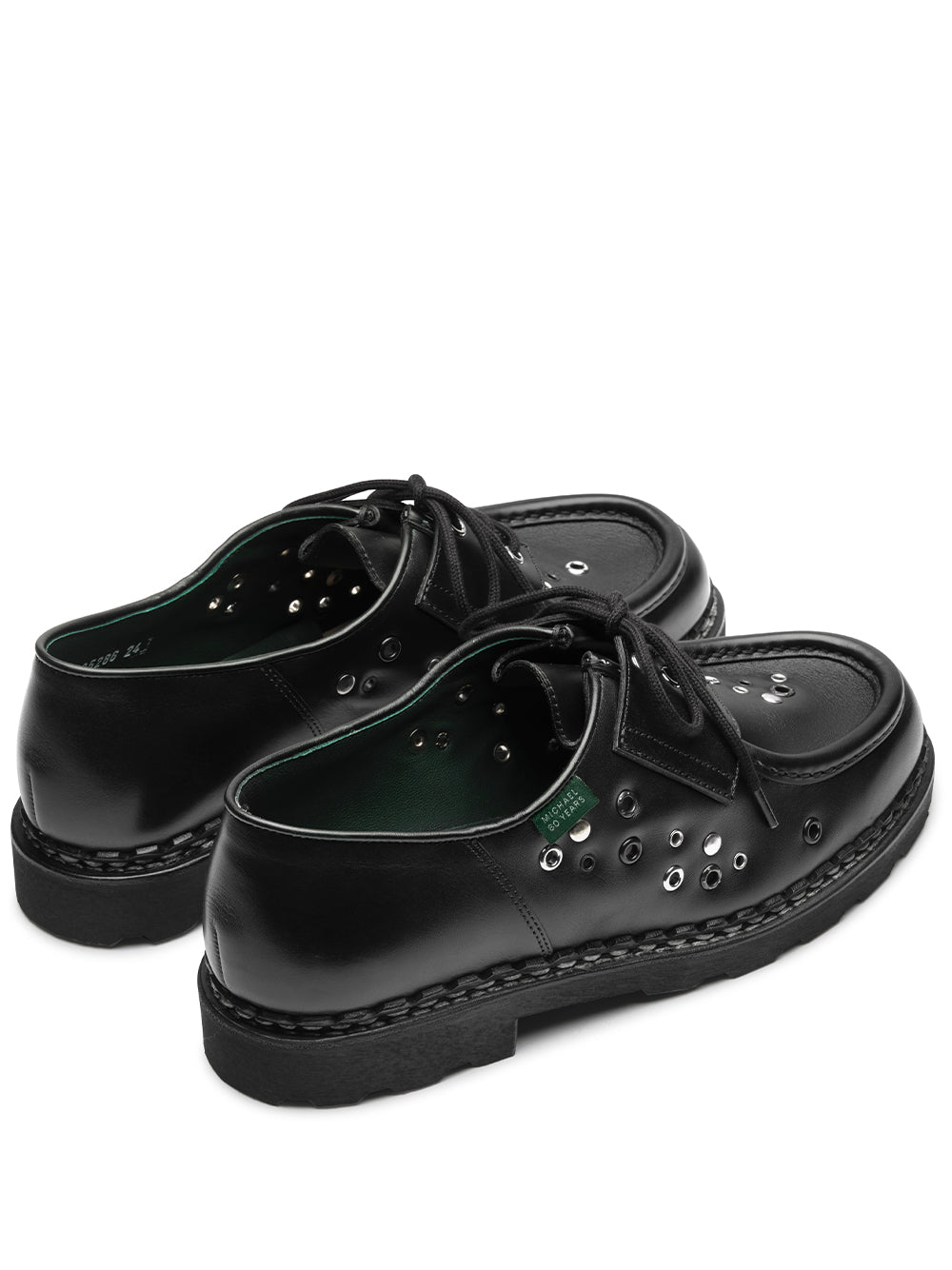 PARABOOT-MICHAEL 1980/MARCHE-238720 NOIRE DEM NOIR/VERT