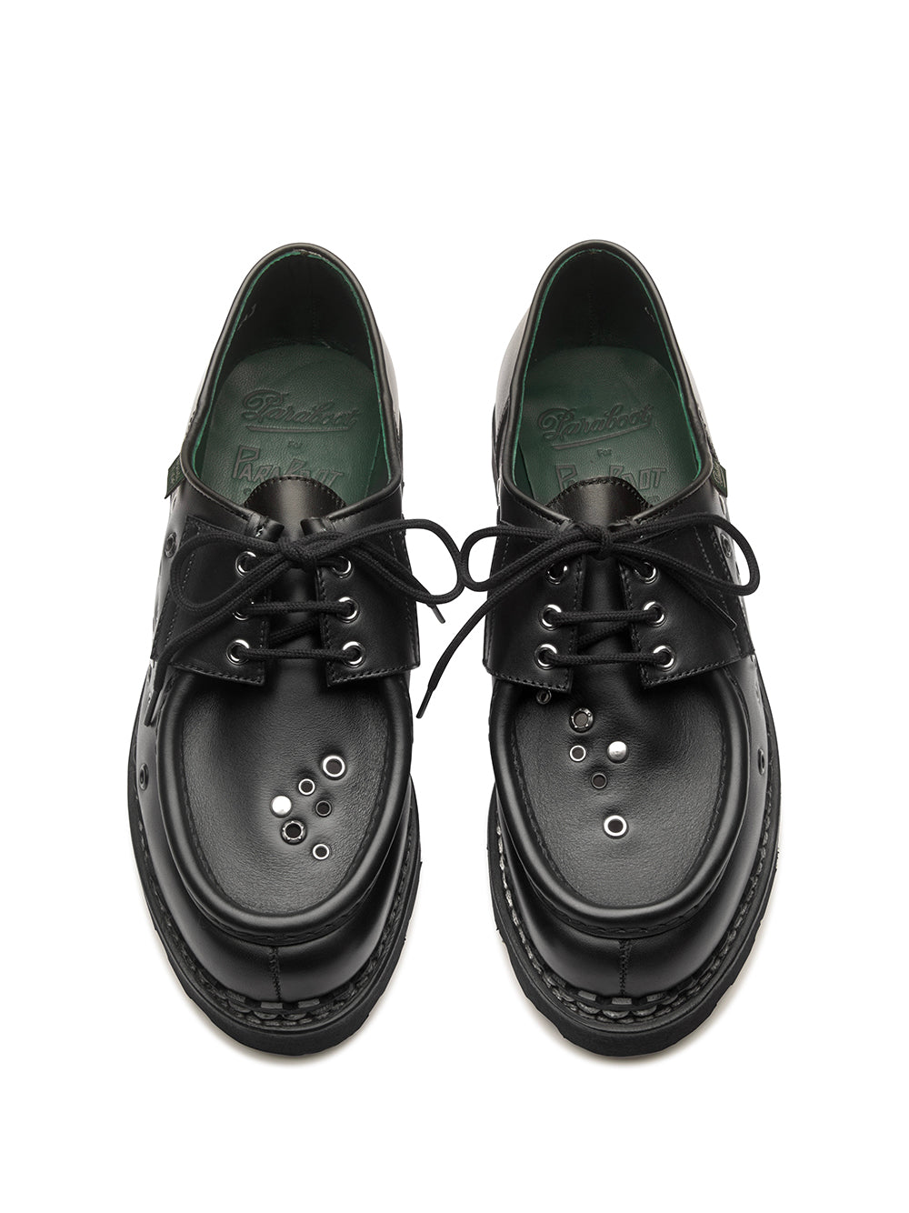 PARABOOT-MICHAEL 1980/MARCHE-238720 NOIRE DEM NOIR/VERT