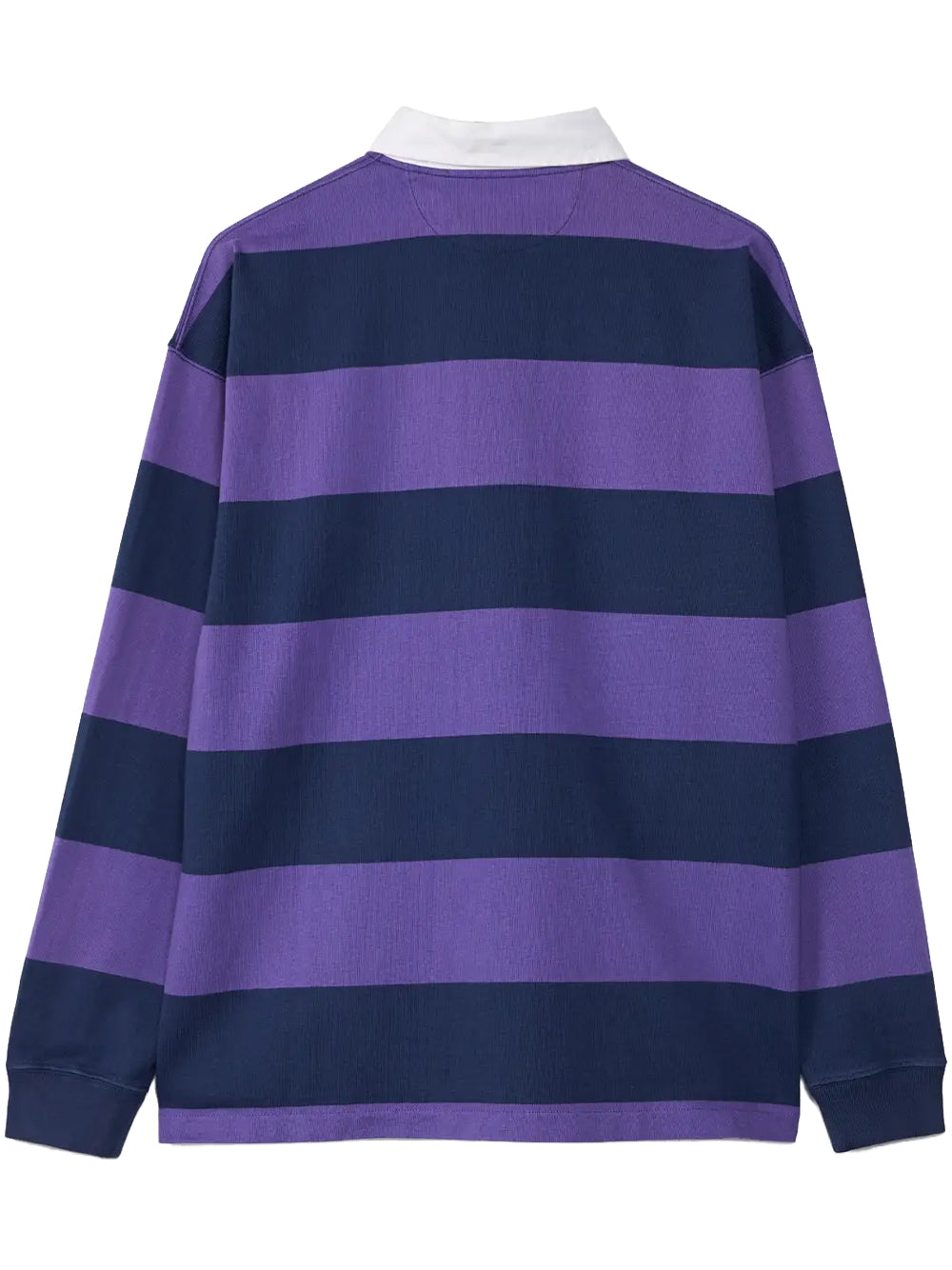 POLO RALPH LAUREN-BIG FIT STRIPED JERSEY RUGBY SHIRT-710B26240003 TIE PRPL/DRK CBLT