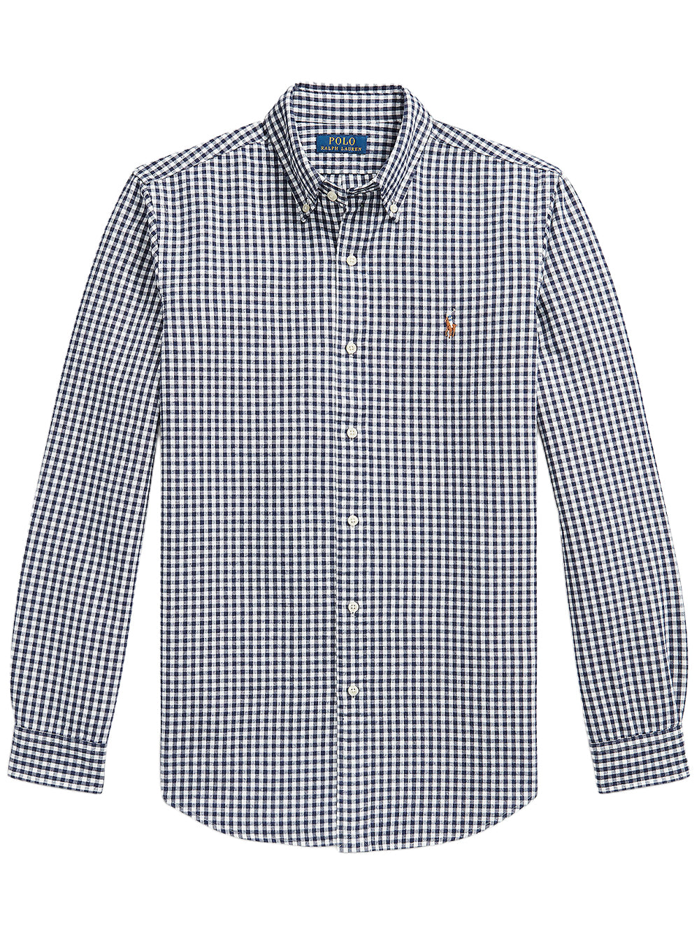POLO RALPH LAUREN-CLASSIC OXFORD WOVEN SHIRT-710B30243001 WHITE/NAVY