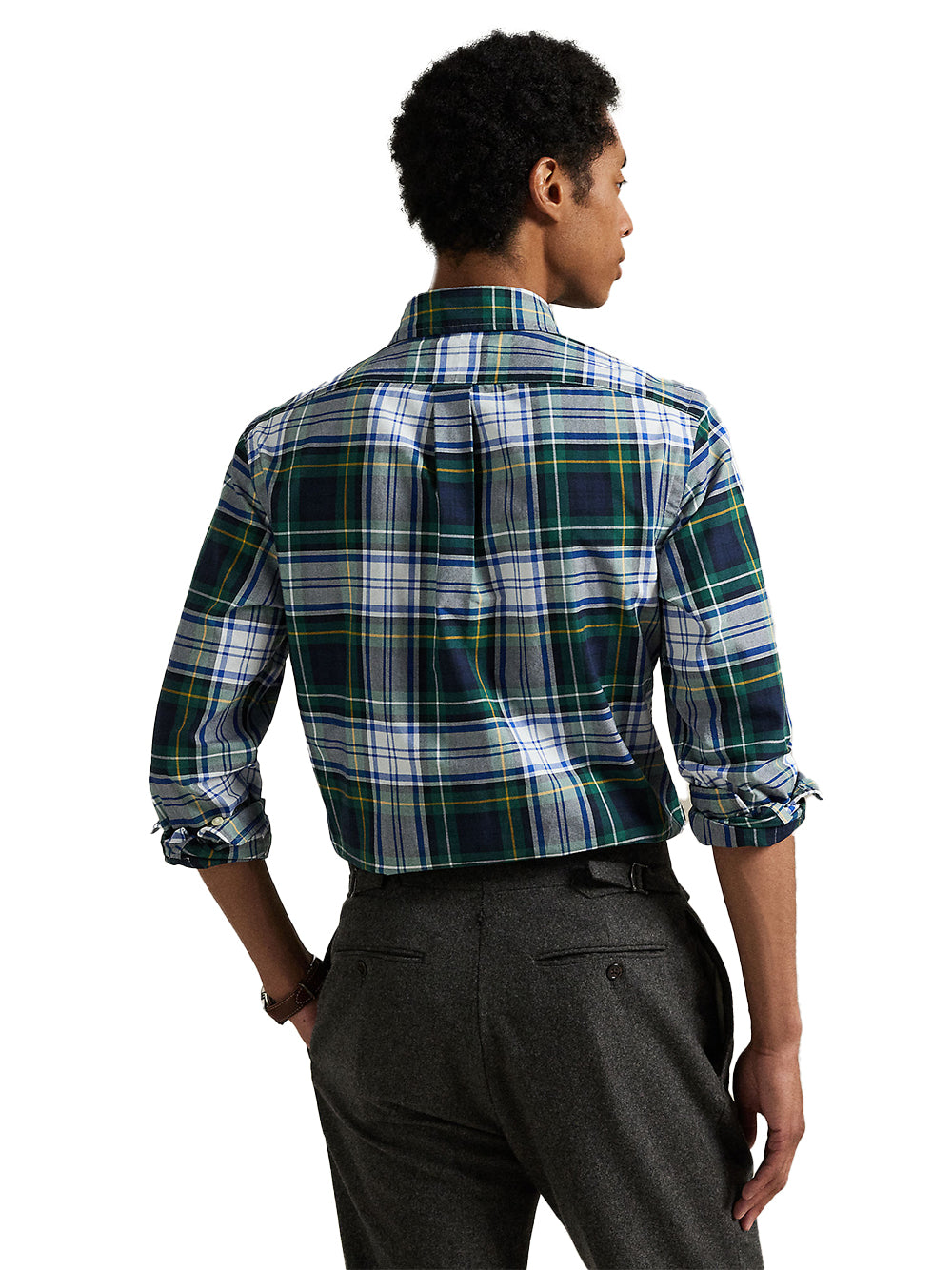 POLO RALPH LAUREN-CUSTOM FIT SPORT SHIRT-710P00629 003 TARTAN