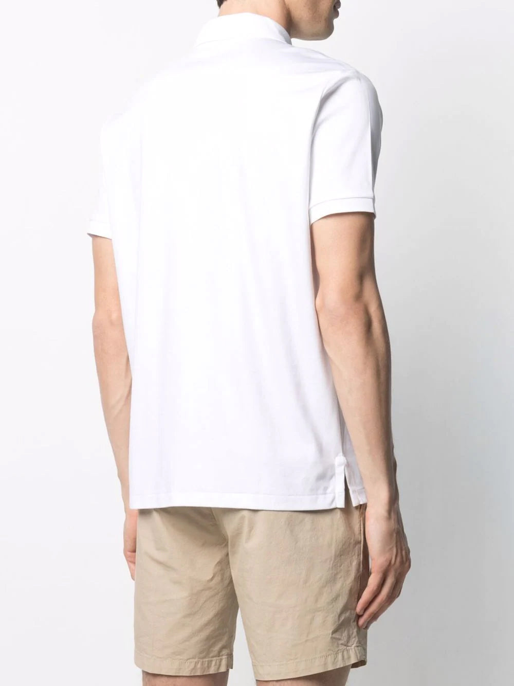 POLO RALPH LAUREN-CUSTOM SLIM FIT SOFT COTTON POLO SHIRT-710713130003 WHITE