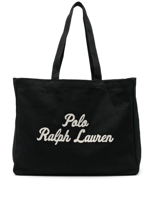 POLO RALPH LAUREN-EAST WST TTE TOTE LARGE-405962436001 BLACK