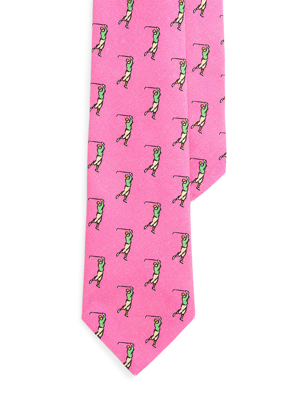 POLO RALPH LAUREN-GOLFER LINEN TIE-712B13466001 PINK