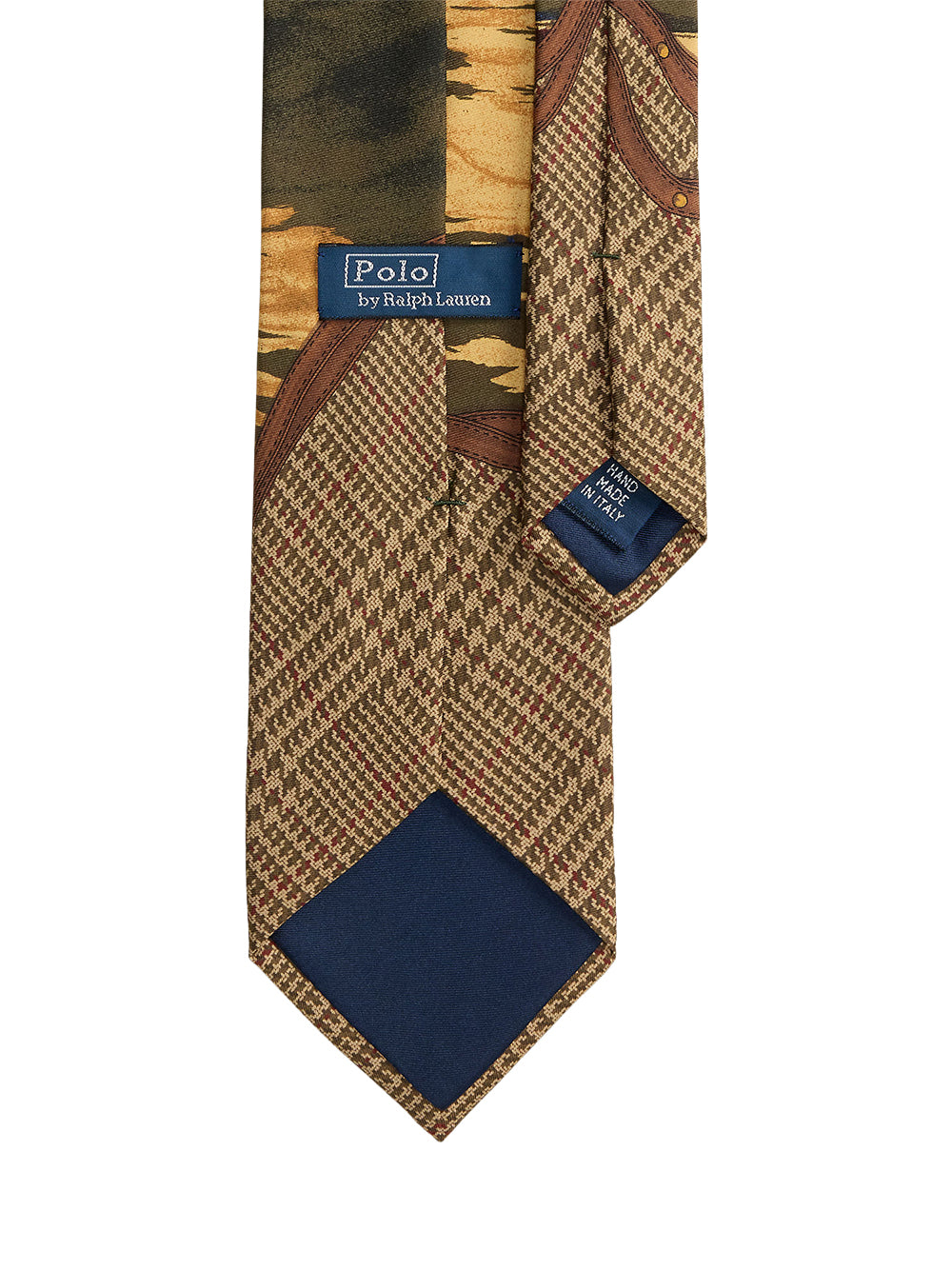 POLO RALPH LAUREN-GRADUATE DUCK-PRINT SILK TIE-712B26908001 MULTI
