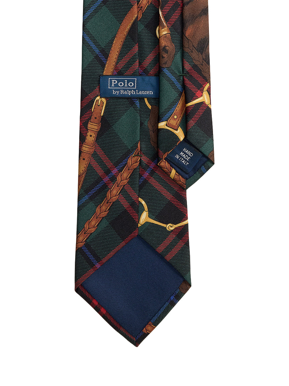 POLO RALPH LAUREN-GRADUATE EQUESTRIAN-PLAID SILK TIE-712B26903001 MULTI