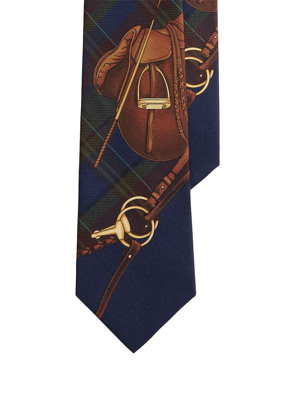 POLO RALPH LAUREN-GRADUATE EQUESTRIAN-PLAID SILK TIE-712B26904001 MULTI