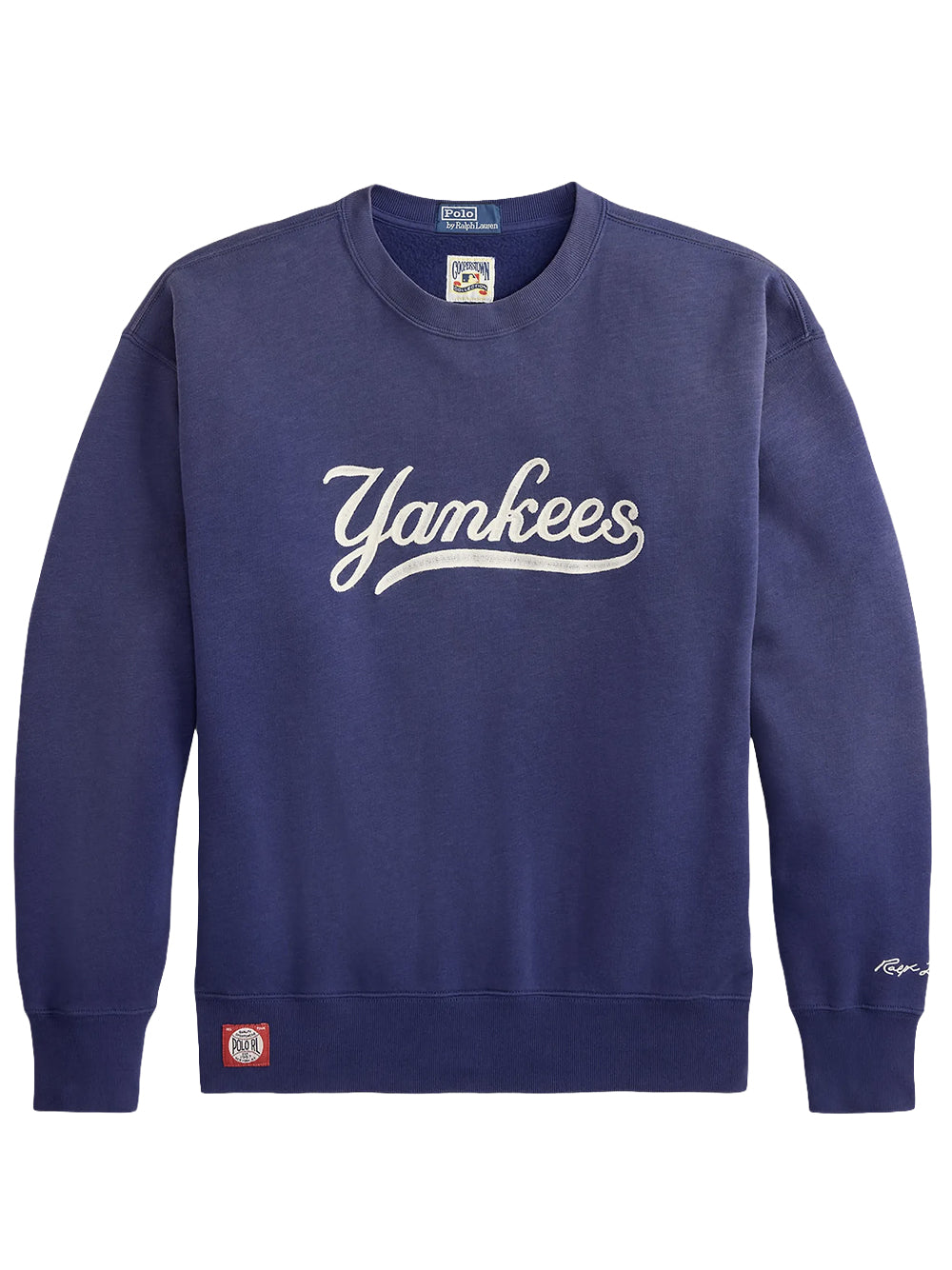 POLO RALPH LAUREN-NY YANKEES KNIT SWEATSHIRT-710B14459002 FRESHWATER