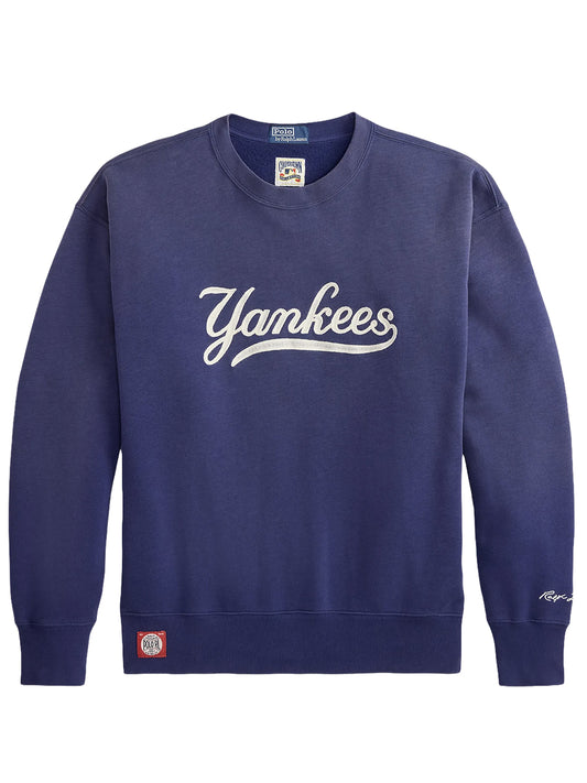 POLO RALPH LAUREN-NY YANKEES KNIT SWEATSHIRT-710B14459002 FRESHWATER