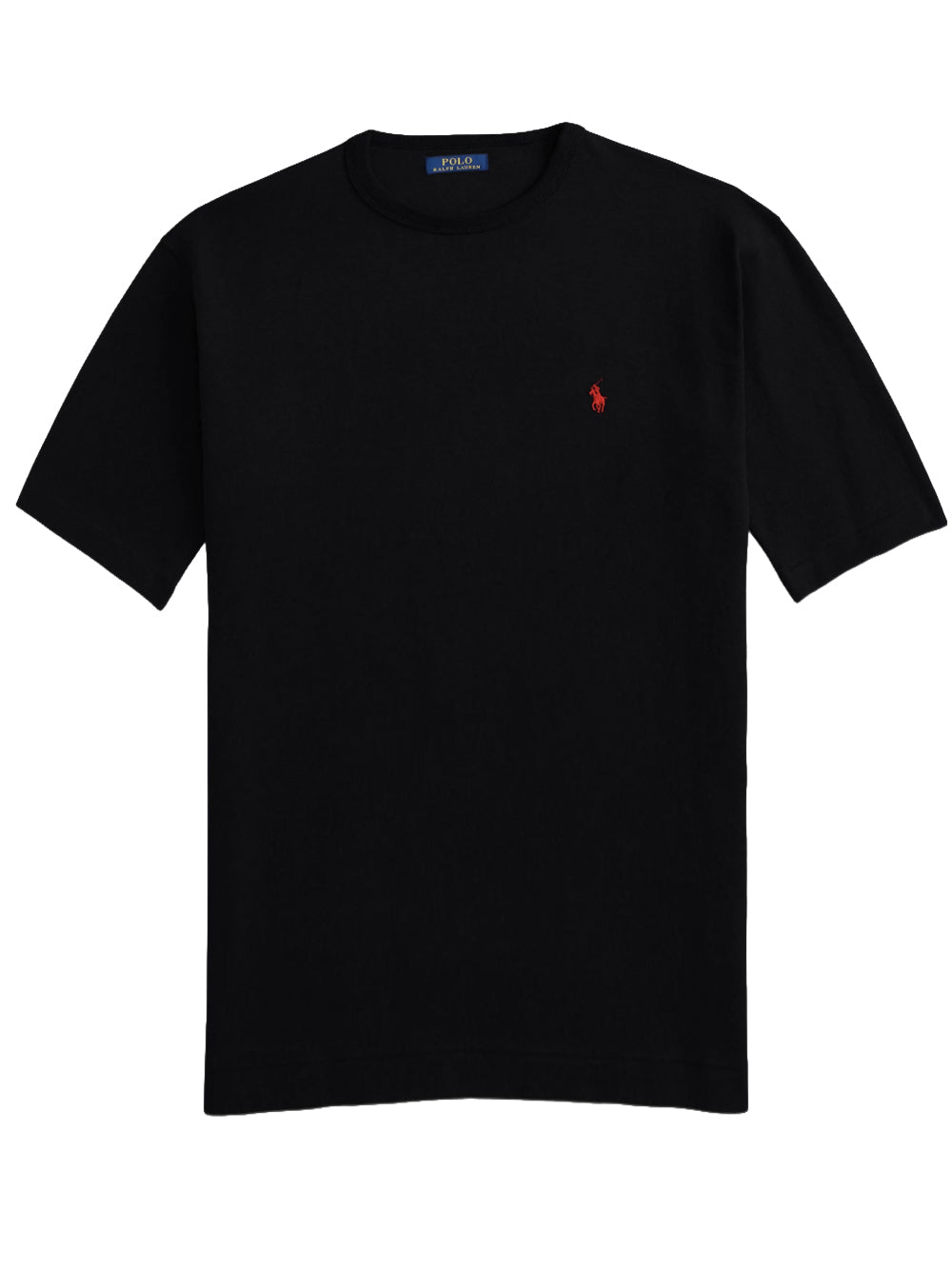 POLO RALPH LAUREN-RELAXED FIT JERSEY CREWNECK T-SHIRT-710A12979001 POLO BLACK