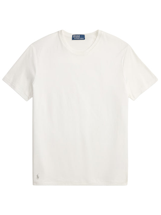 POLO RALPH LAUREN-STANDARD FIT LISLE T-SHIRT-710B13483002 WHITE