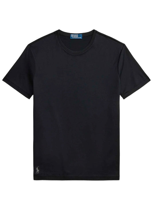 POLO RALPH LAUREN-STANDARD FIT LISLE T-SHIRT-710B13483003 POLO BLACK