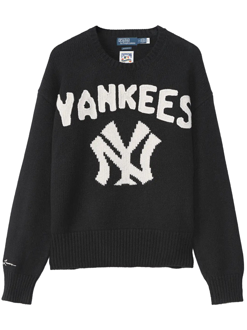 POLO RALPH LAUREN-SWEATER PULLOVER NY YANKEES-710B27165001 POLO BLACK/MULTI