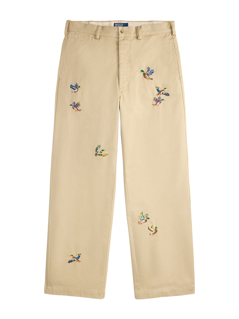 POLO RALPH LAUREN-THE EMBROIDERED BIG CHINO-710B24591001 WASHED CLASSIC KHAKI