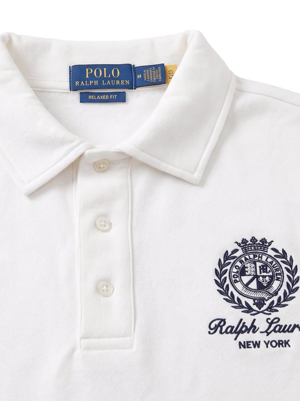 POLO RALPH LAUREN-THE RL FLEECE RELAXED CREST SWEATSHIRT-710B28744002 TROPHY CREAM