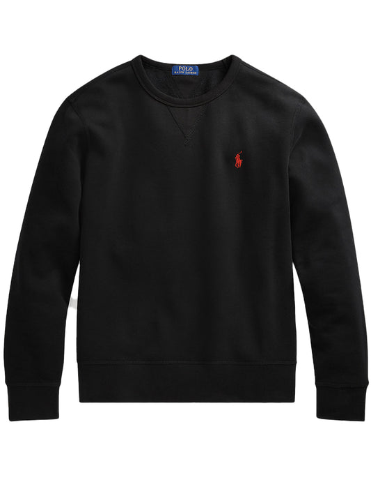 POLO RALPH LAUREN-THE RL FLEECE SWEATSHIRT-710766772001 POLO BLACK