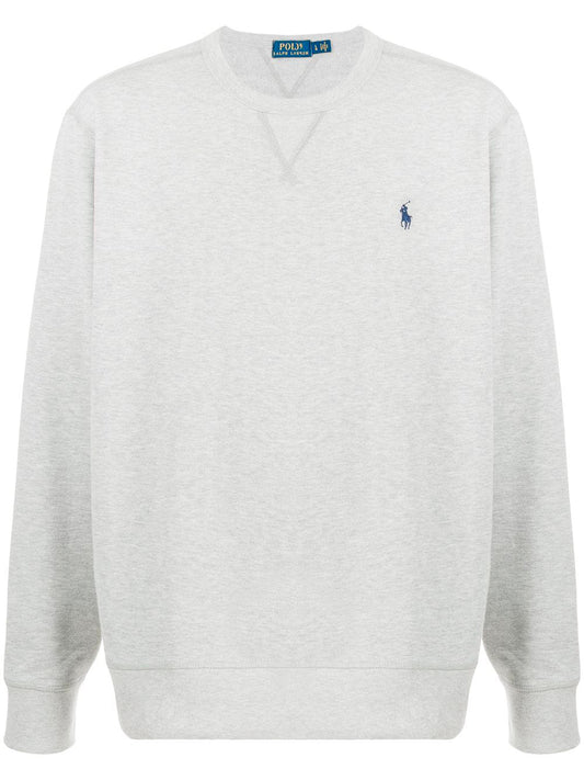 POLO RALPH LAUREN-THE RL FLEECE SWEATSHIRT-710766772004 ANDOVER HEATHER