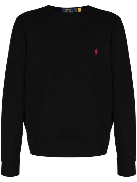 POLO RALPH LAUREN-THE RL FLEECE SWEATSHIRT-710766772.001 001 BLACK