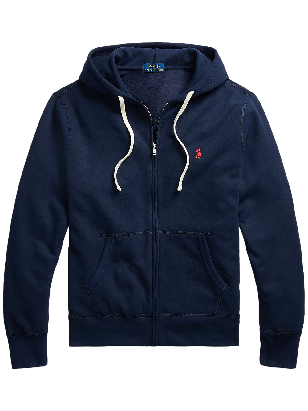 POLO RALPH LAUREN-THE RL FLEECE ZIP HOODIE-710813297004 CRUISE NAVY