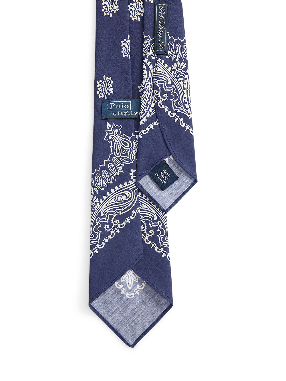 POLO RALPH LAUREN-VINTAGE BANDANA TIE-712B13423001 NAVY