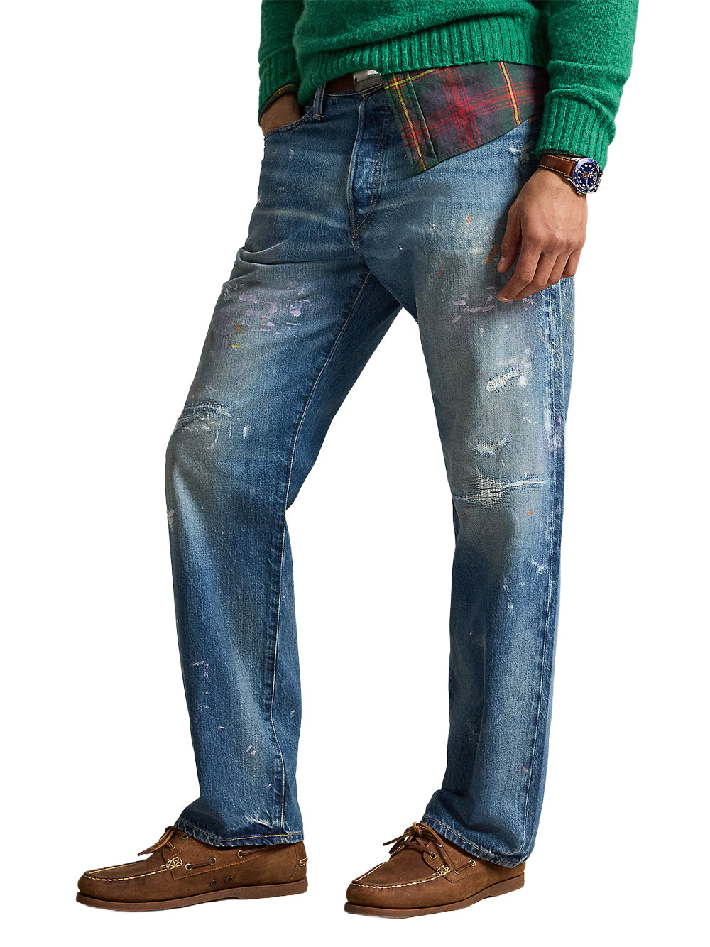 POLO RALPH LAUREN-VINTAGE CLASSIC DISTRESSED JEAN-710B24579001 ROCKWALL