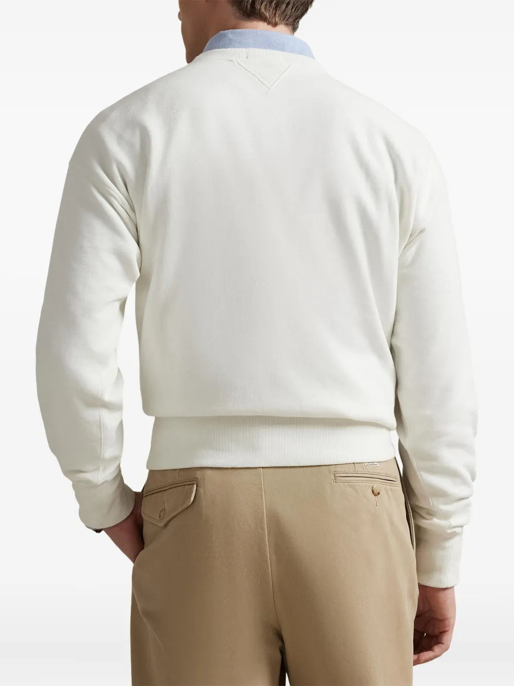 POLO RALPH LAUREN-VINTAGE FIT FLEECE GRAPHIC SWEATSHIRT-710B13518002 NEVIS