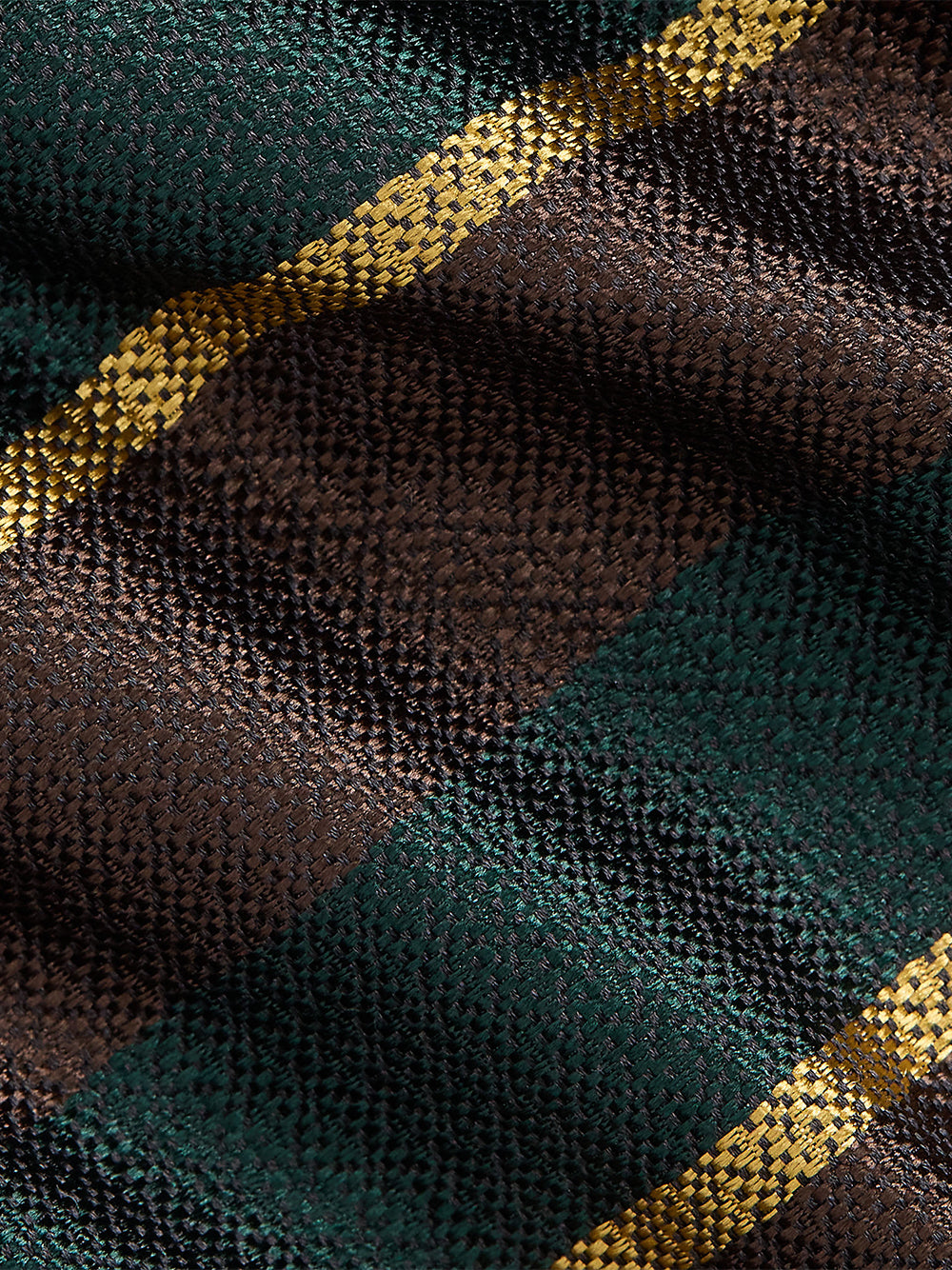 POLO RALPH LAUREN-VINTAGE-INSPIRED STRIPED SILK TIE-712951024002 BROWN/GREEN