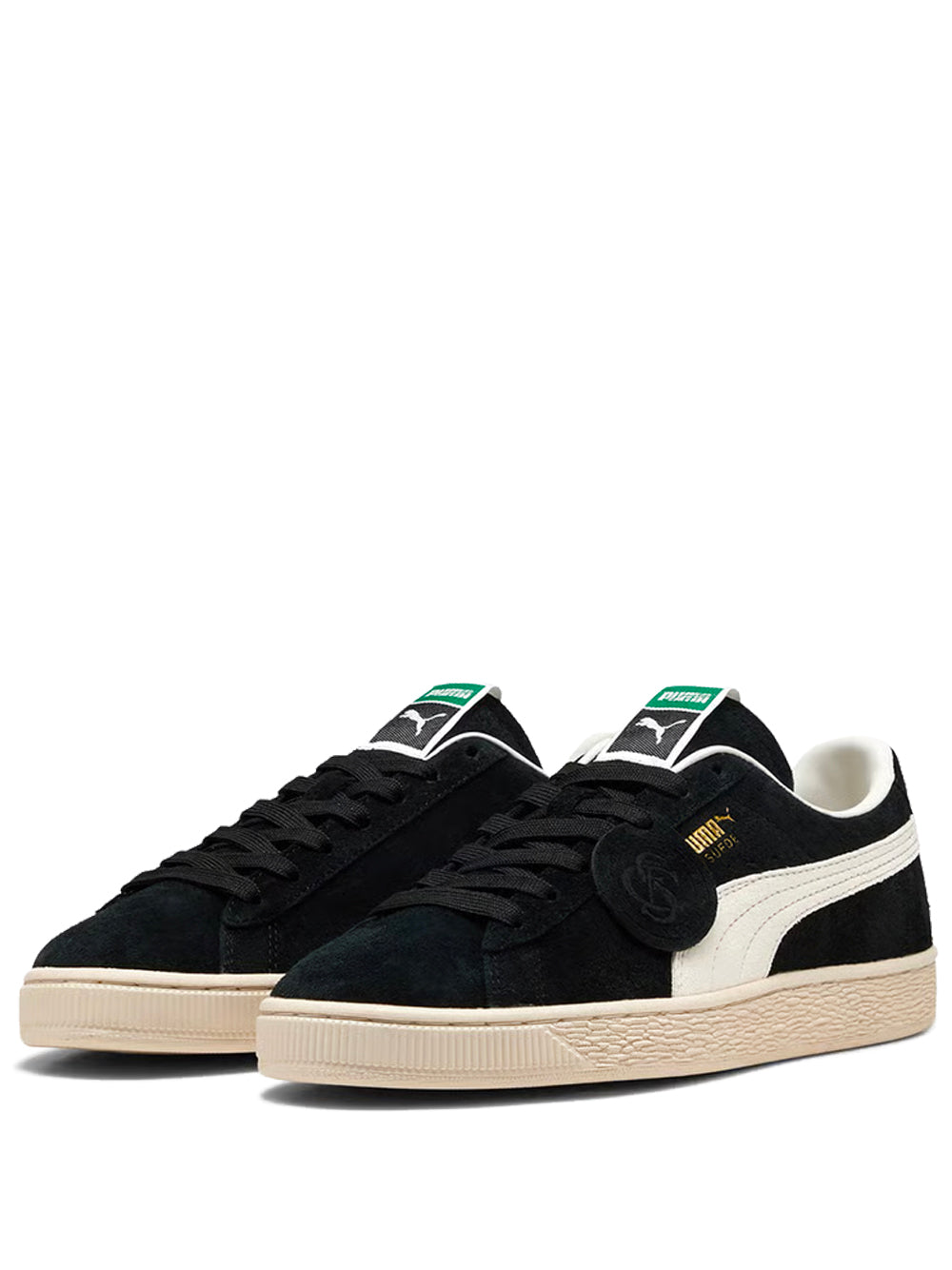 PUMA-SUEDE CHARLES F. STEAD I-403700.01 01 PUMA BLACK/PUMA WHITE